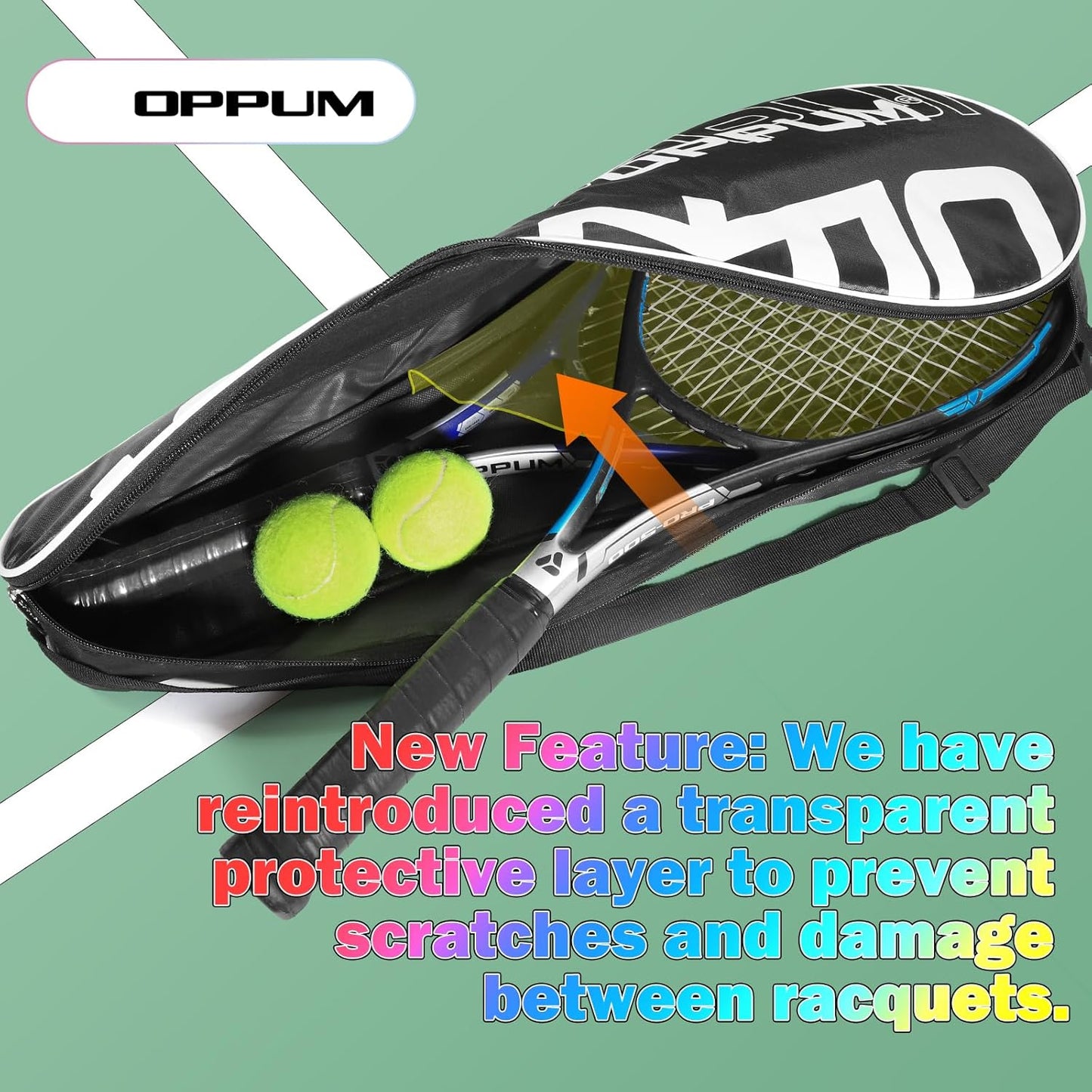 27" Pro Tennis Rackets (2-Pack), Lightweight, Durable Strings, Ideal for Beginner/Intermediate Players