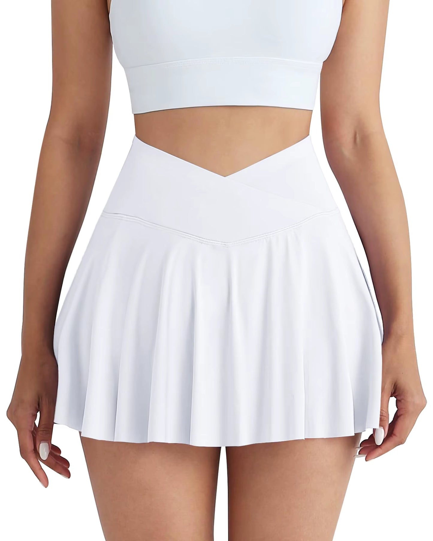 Gym Sports Skirt Woman Fitness Pockets Running Outdoors Tennis Skirt Shorts Quick Drying Stretch Summer Shorts