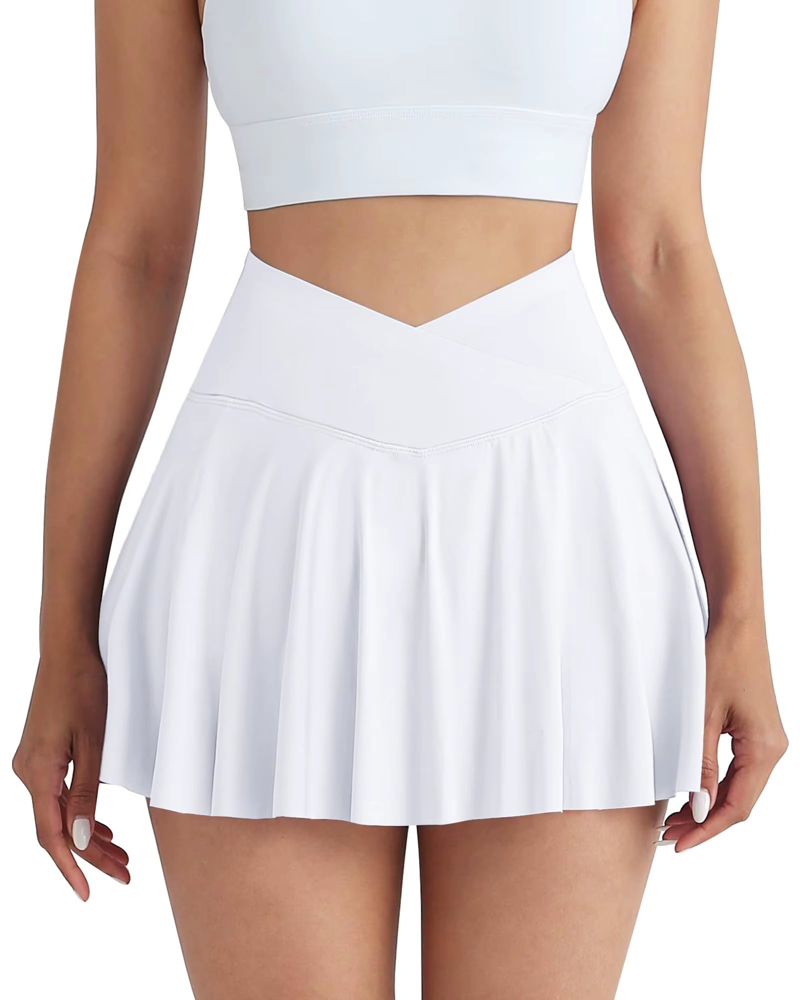Gym Sports Skirt Woman Fitness Pockets Running Outdoors Tennis Skirt Shorts Quick Drying Stretch Summer Shorts