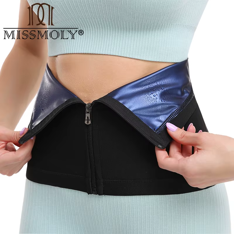 Women Waist Trainer Strap Premium Sauna Wrap Shapers Weight Loss Waist Trimmer Fitness Sweat Workout Slimming Belt Belly Cincher