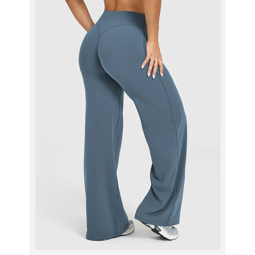 Sports Straight-Leg Pants for Women without Embarrassment Wide-Leg Pants Yoga Breathable Fitness Clothing Versatile Casual Pants