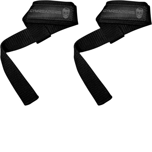 Lifting Wrist Straps for Weightlifting, Bodybuilding, Powerlifting, Strength Training, & Deadlifts - Padded Neoprene with 18 Inch Cotton