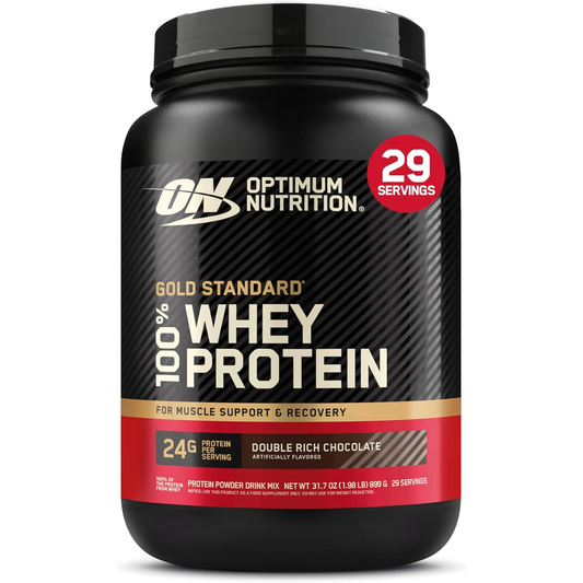 Gold Standard 100% Whey Protein Powder, Double Rich Chocolate 1.98 Pound (Packaging May Vary)