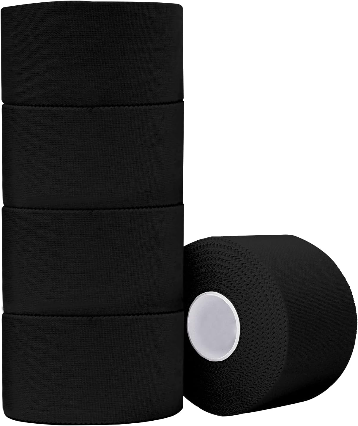 Athletic Tape,5 Pack White Sports Tape,Very Strong No Sticky Residue Wrist Ankle Tape for Gymnastics Boxing Lacrosse Climbing Hockey Bat