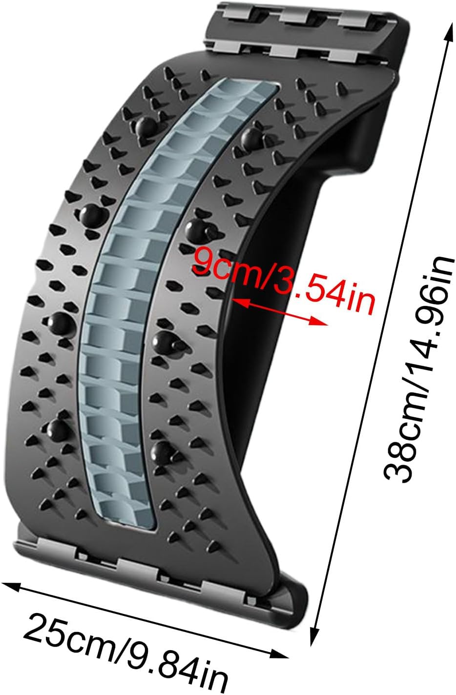Back Stretcher, Adjustable Lumbar Support Back Board, Backs Stretcher Postures Corrector with Magnetic Point Massage, 2025 Backs Stretchers Cracker Massager Backss Pains Relief, for Women & Men