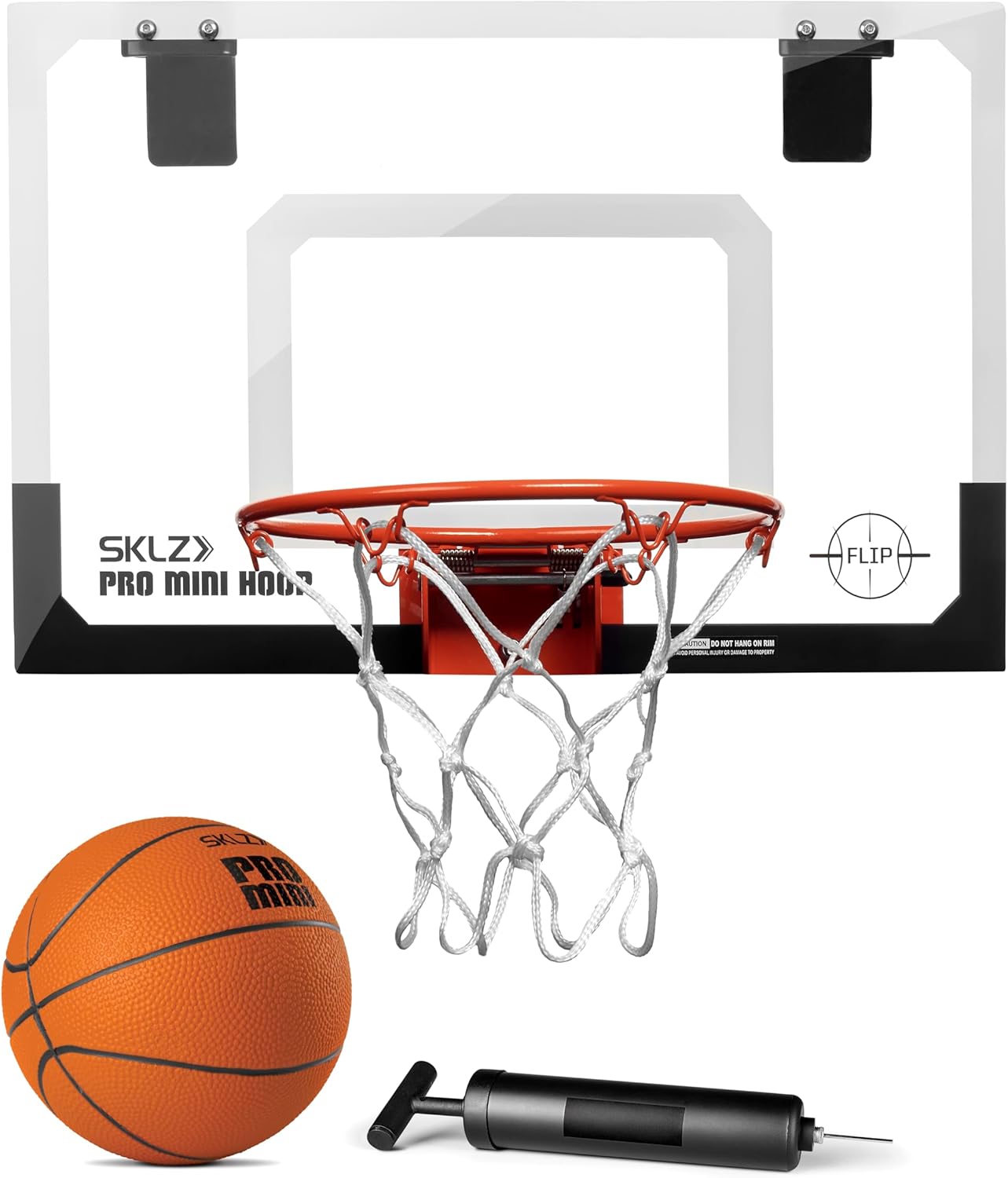 Pro Mini Indoor Basketball Hoop - over the Door – Portable - Great for Home, Dorms, Offices, and Gifts