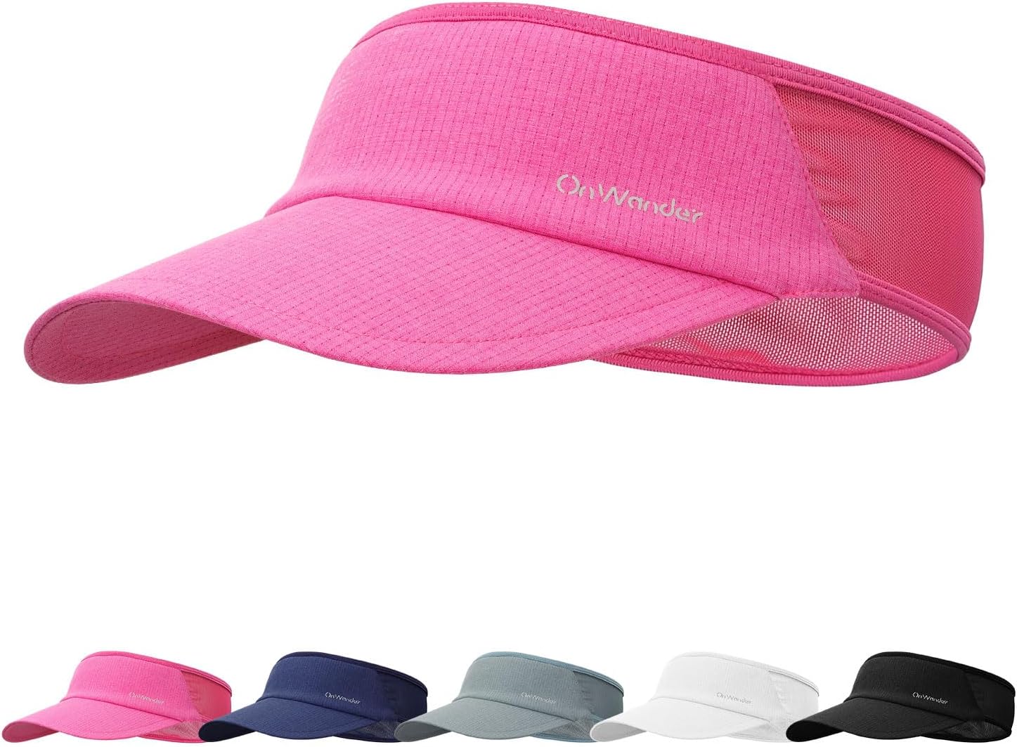 Sport Sun Visor Hat for Women and Men,Lightweight Stretchy Adjustable Hat for Golf,Running,Tennis