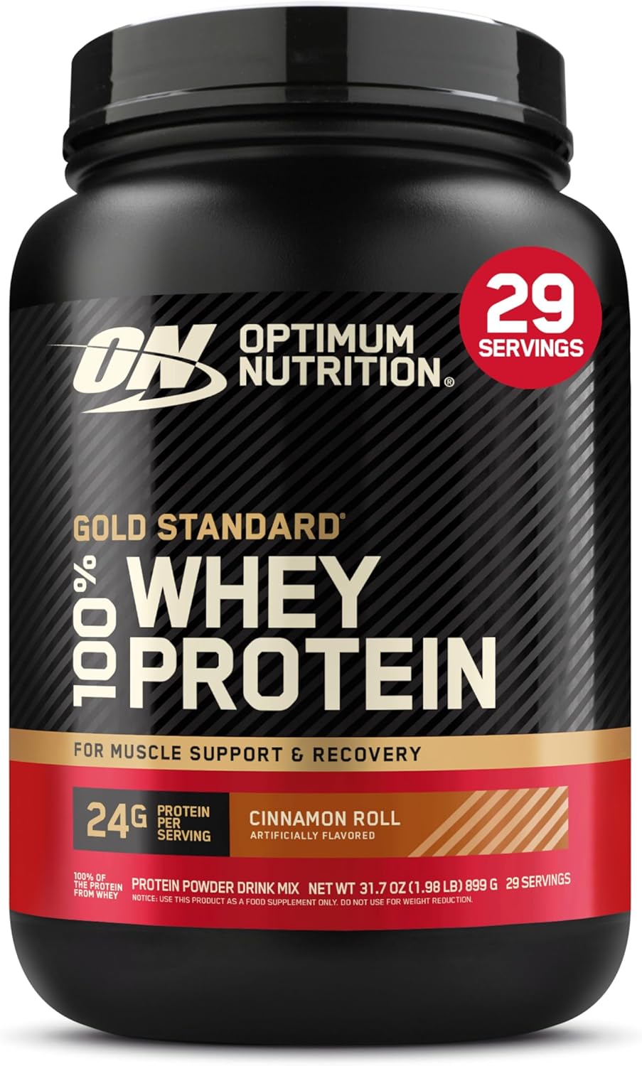 Gold Standard 100% Whey Protein Powder, Double Rich Chocolate 1.98 Pound (Packaging May Vary)
