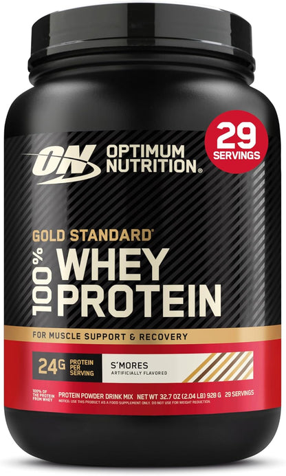 Gold Standard 100% Whey Protein Powder, Double Rich Chocolate 1.98 Pound (Packaging May Vary)