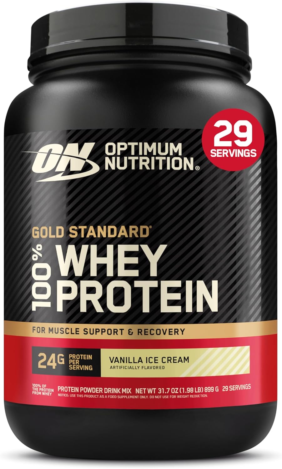 Gold Standard 100% Whey Protein Powder, Double Rich Chocolate 1.98 Pound (Packaging May Vary)