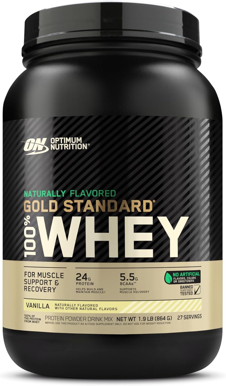 Gold Standard 100% Whey Protein Powder, Double Rich Chocolate 1.98 Pound (Packaging May Vary)
