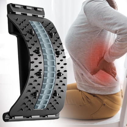 Back Stretcher, Adjustable Lumbar Support Back Board, Backs Stretcher Postures Corrector with Magnetic Point Massage, 2025 Backs Stretchers Cracker Massager Backss Pains Relief, for Women & Men