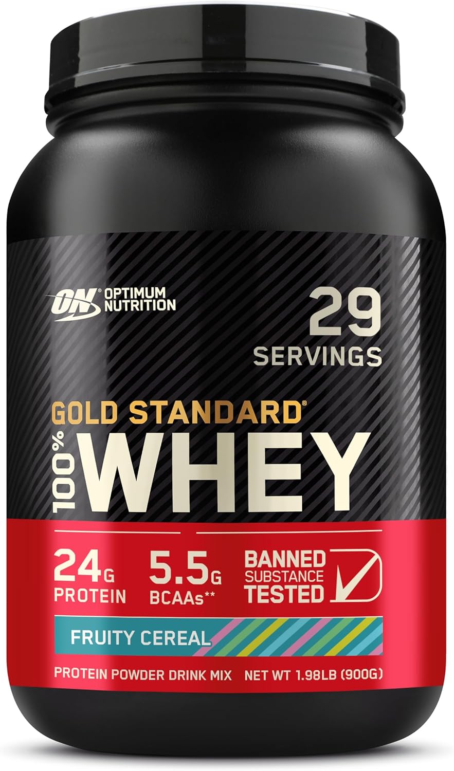 Gold Standard 100% Whey Protein Powder, Double Rich Chocolate 1.98 Pound (Packaging May Vary)