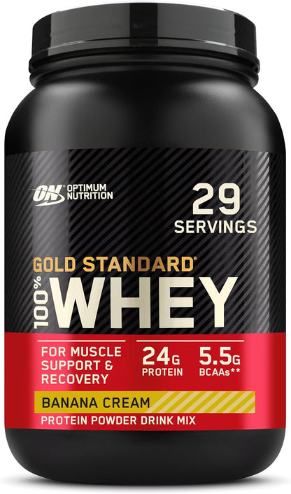 Gold Standard 100% Whey Protein Powder, Double Rich Chocolate 1.98 Pound (Packaging May Vary)