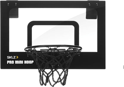 Pro Mini Indoor Basketball Hoop - over the Door – Portable - Great for Home, Dorms, Offices, and Gifts
