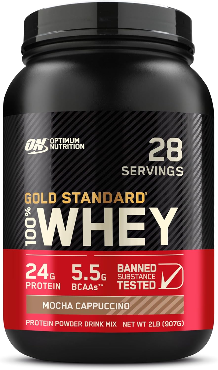 Gold Standard 100% Whey Protein Powder, Double Rich Chocolate 1.98 Pound (Packaging May Vary)