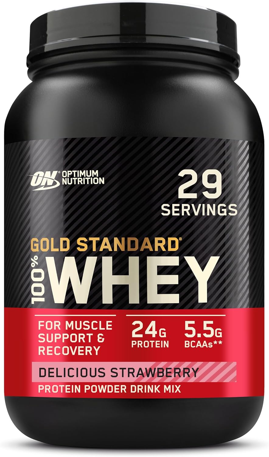Gold Standard 100% Whey Protein Powder, Double Rich Chocolate 1.98 Pound (Packaging May Vary)