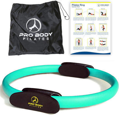 Fitness Circle – 14 Inch Pilates Ring for Focusing on Toning Inner Thighs, Arms, and Core