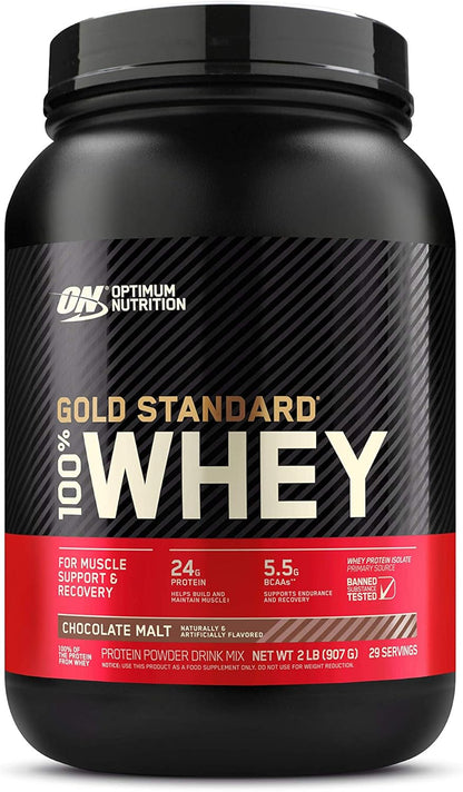 Gold Standard 100% Whey Protein Powder, Double Rich Chocolate 1.98 Pound (Packaging May Vary)