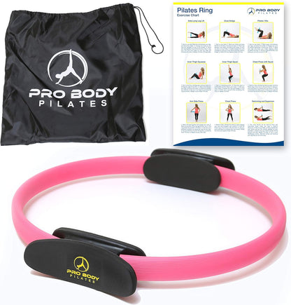 Fitness Circle – 14 Inch Pilates Ring for Focusing on Toning Inner Thighs, Arms, and Core