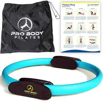 Fitness Circle – 14 Inch Pilates Ring for Focusing on Toning Inner Thighs, Arms, and Core
