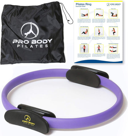Fitness Circle – 14 Inch Pilates Ring for Focusing on Toning Inner Thighs, Arms, and Core