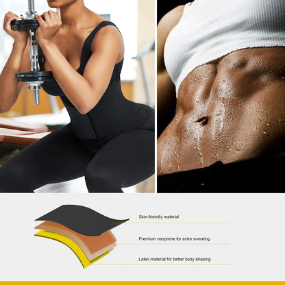 Heavy-Duty Slimming Waist Trainer Belt with Breast Support - Eyelet Detail, Durable Sports Waist Trimmer for Enhanced Workout