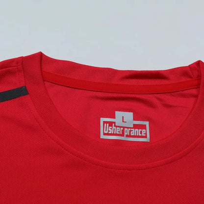 Men'S Quick Drying Running Sets Breathable Hiking Fishing T-Shirt Short Soft Elasticity Gym Fitness Suits Outdoor Sports
